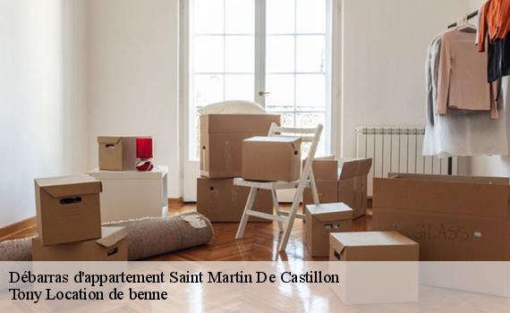 Débarras d'appartement  saint-martin-de-castillon-84750 Tony Location de benne