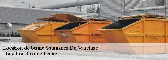 Location de benne  saumanes-de-vaucluse-84800 Tony Location de benne