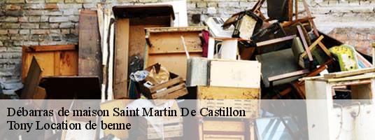 Débarras de maison  saint-martin-de-castillon-84750 Tony Location de benne