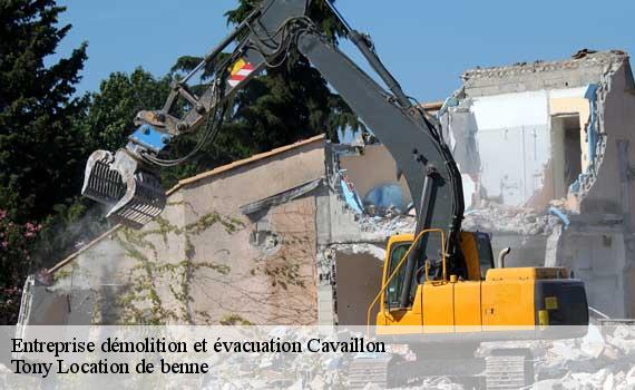 Entreprise démolition et évacuation  cavaillon-84300 Tony Location de benne