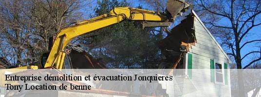 Entreprise démolition et évacuation  jonquieres-84150 Tony Location de benne