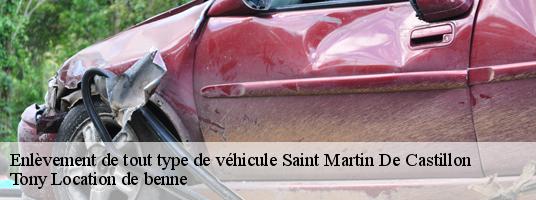 Enlèvement de tout type de véhicule  saint-martin-de-castillon-84750 Tony Location de benne
