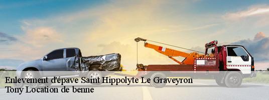 Enlevement d'épave  saint-hippolyte-le-graveyron-84330 Tony Location de benne