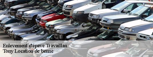 Enlevement d'épave  travaillan-84850 Tony Location de benne